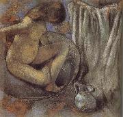 Edgar Degas, the lady in the tub